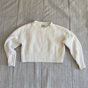 Urban outfitters cropped knit sweater